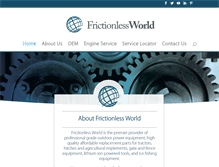 Tablet Screenshot of frictionlessworld.com